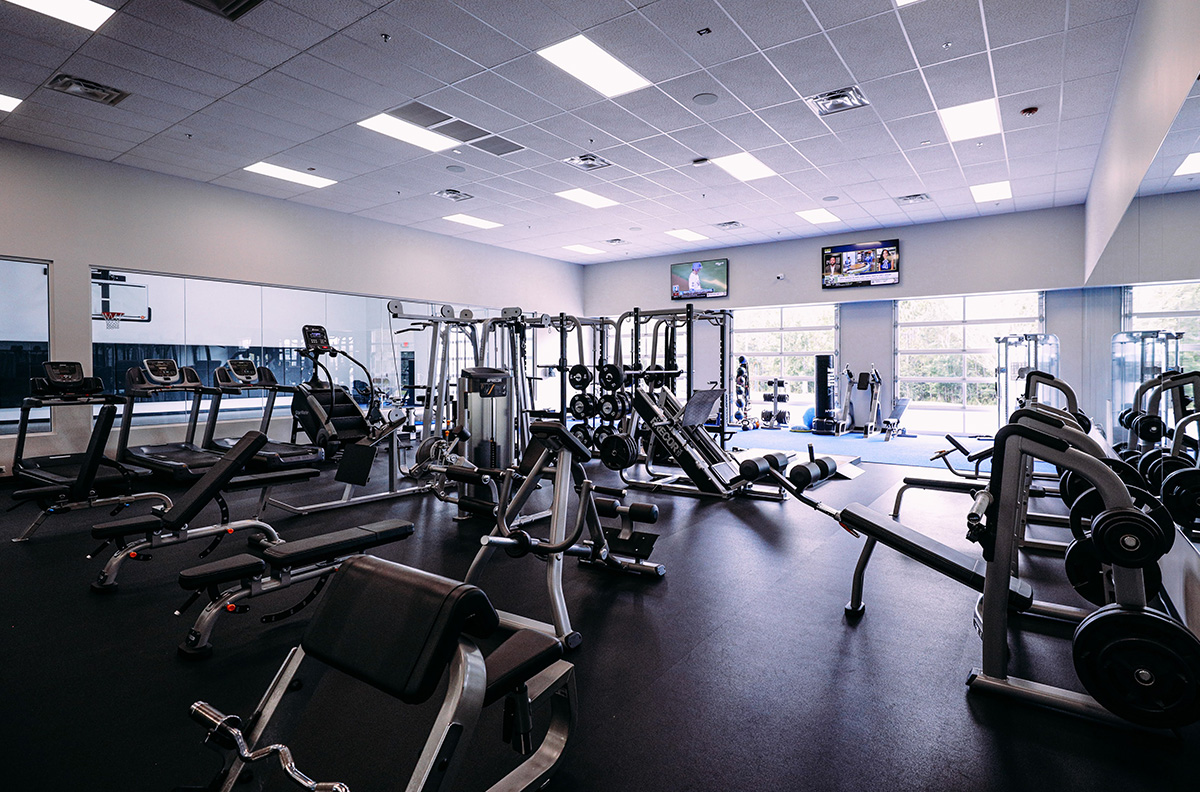 The weight room at XYMOGYM